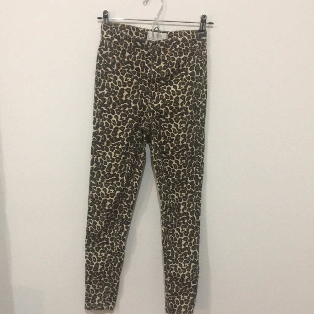 Free People We the Free leopard high rise pants 25